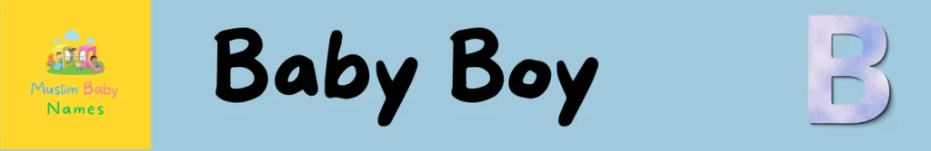 Turkish Muslim baby boy names that start with B