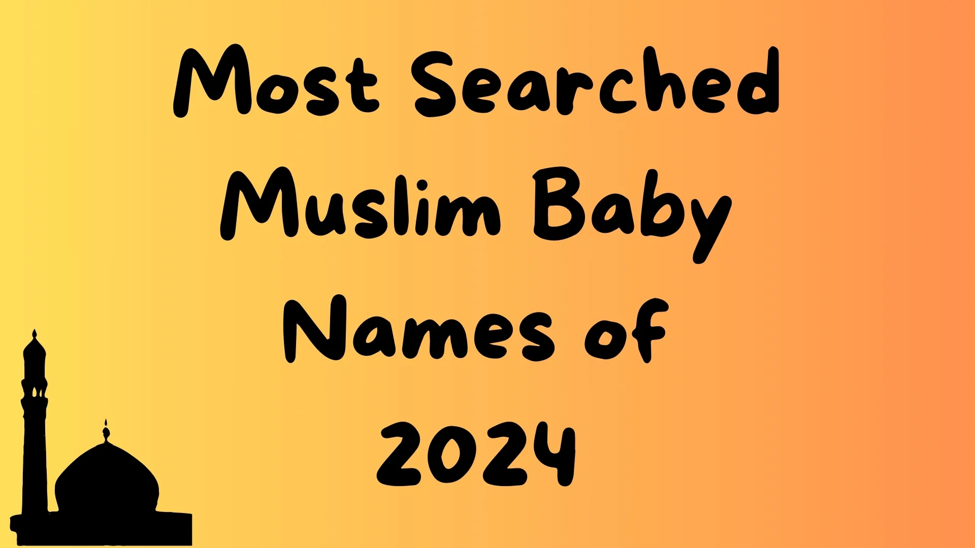 Most searched Muslim baby names of 2024