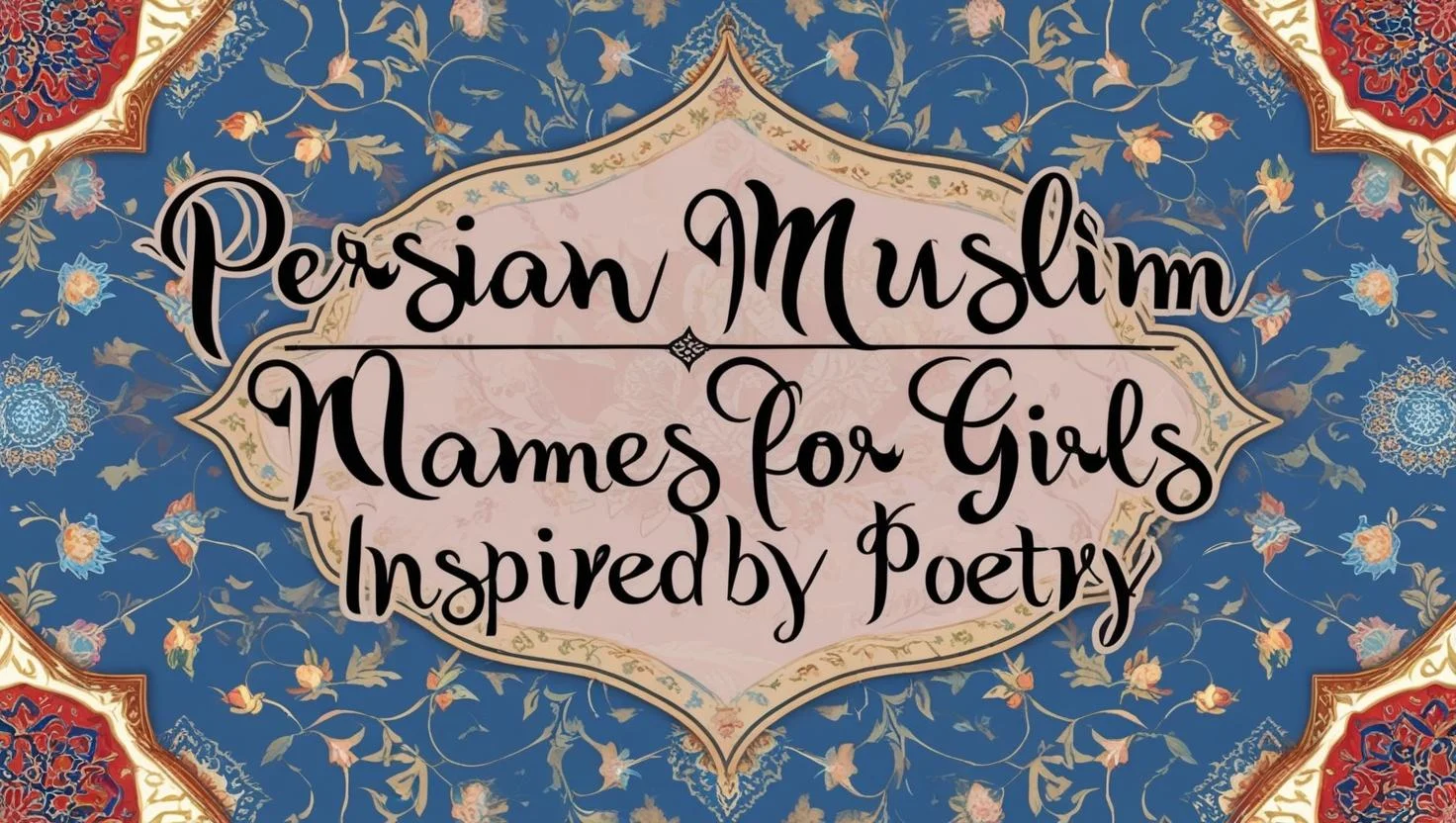 Persian Muslim names for girls inspired by poetry