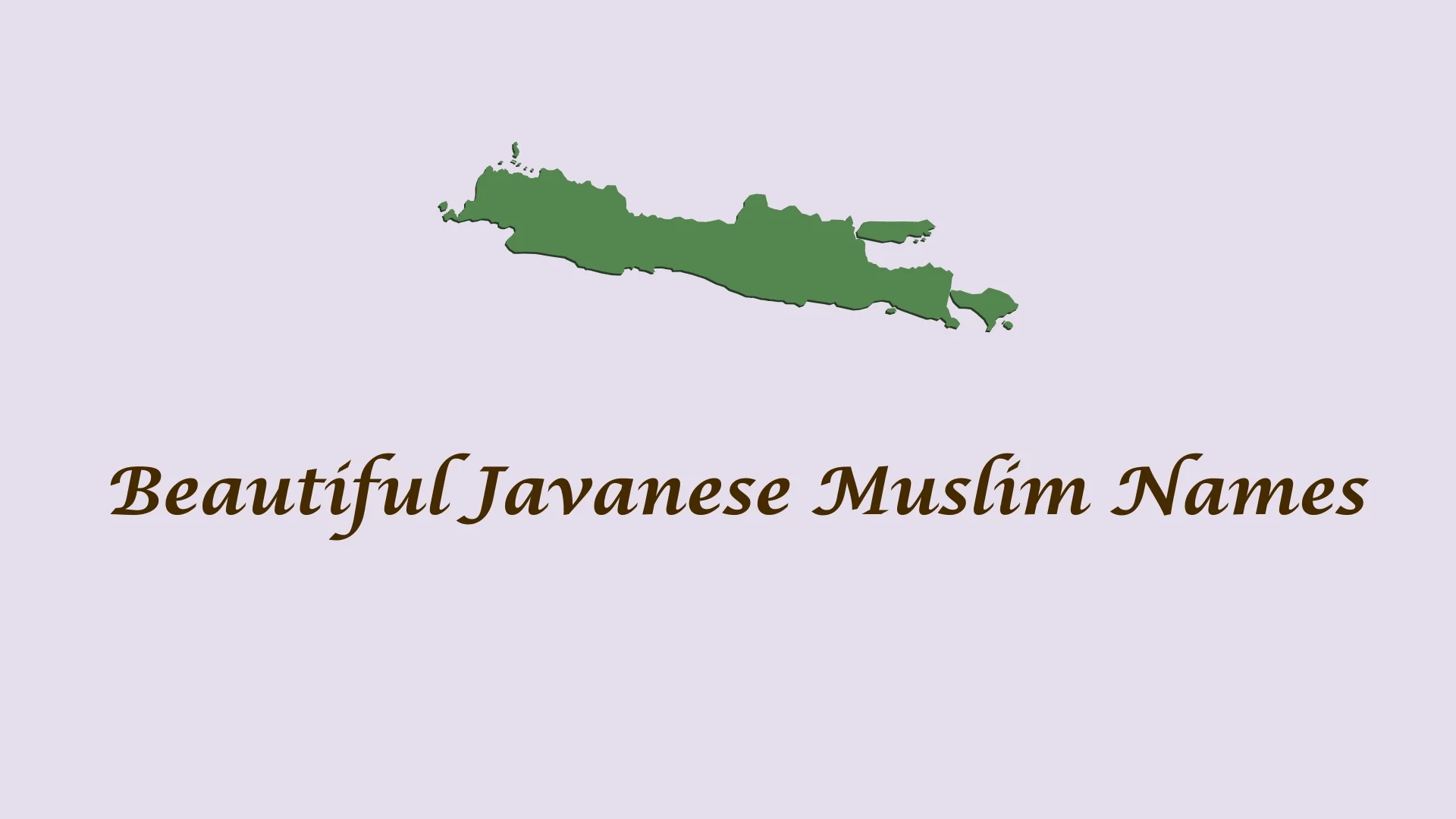 Javanese Muslim Names