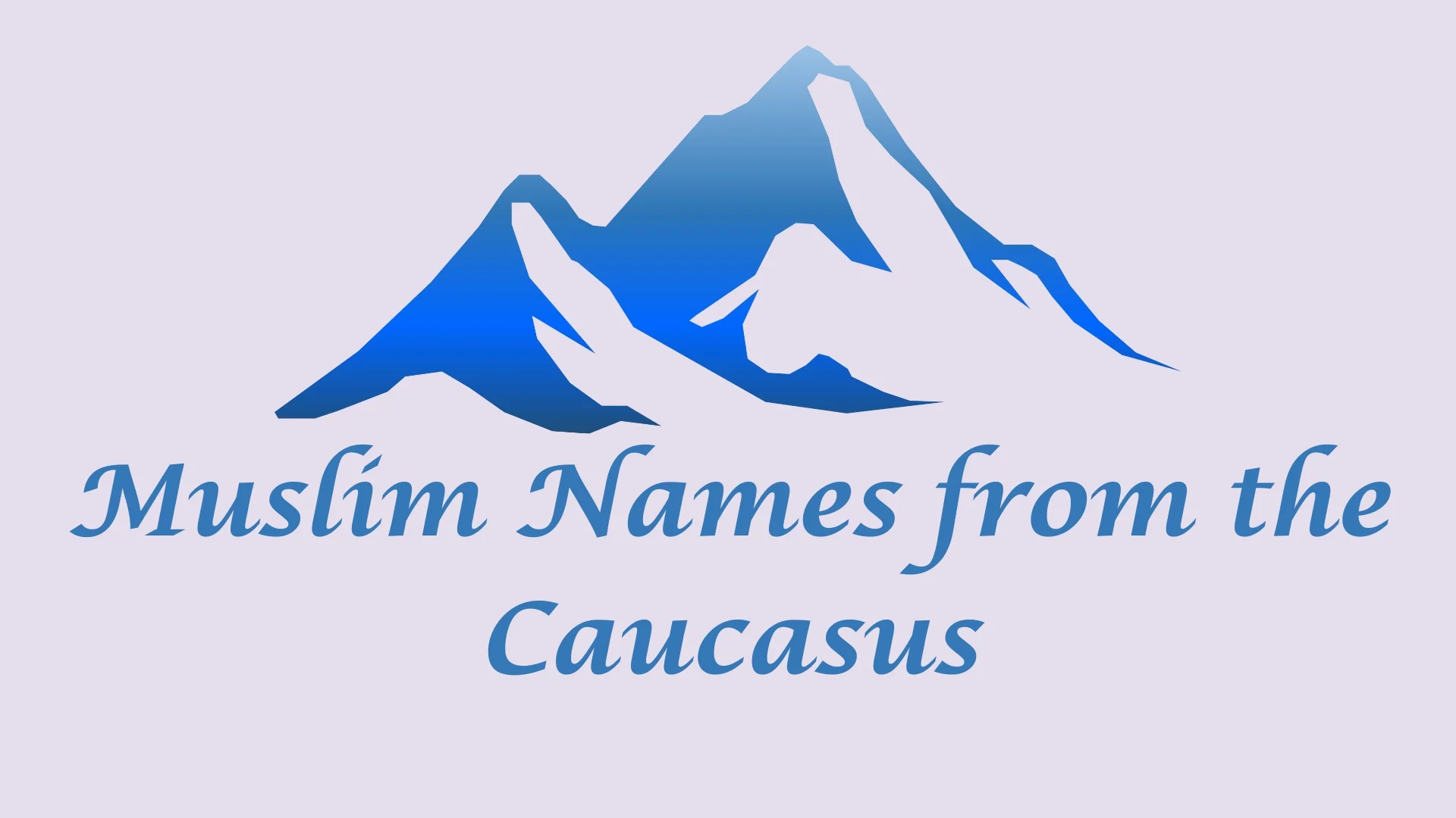 Muslim names from the Caucasus
