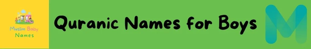 Quranic Boy Names Starting with M