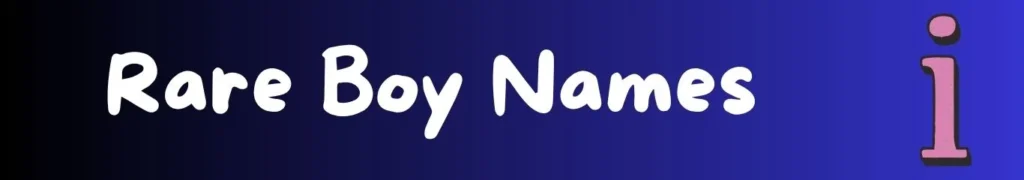 Rare Muslim Boy Names Beginning with I